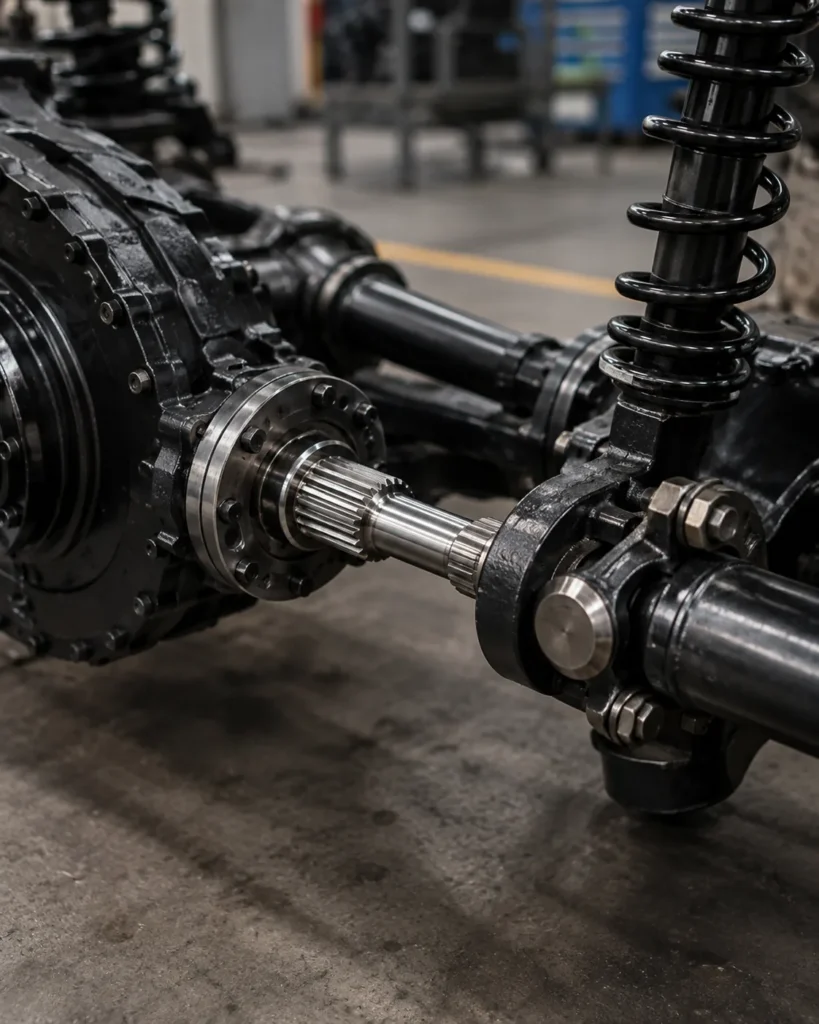 Drivetrain spline connection
